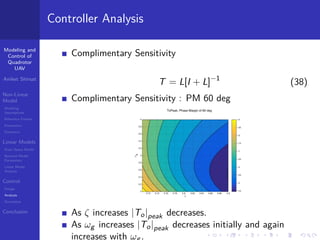 Modeling and control of a Quadrotor UAV | PDF