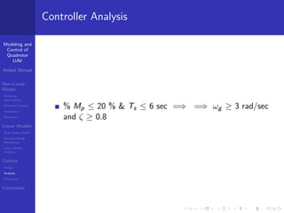 Modeling and control of a Quadrotor UAV | PDF