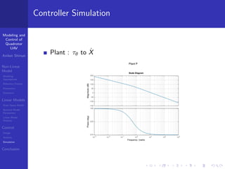 Modeling and control of a Quadrotor UAV | PDF