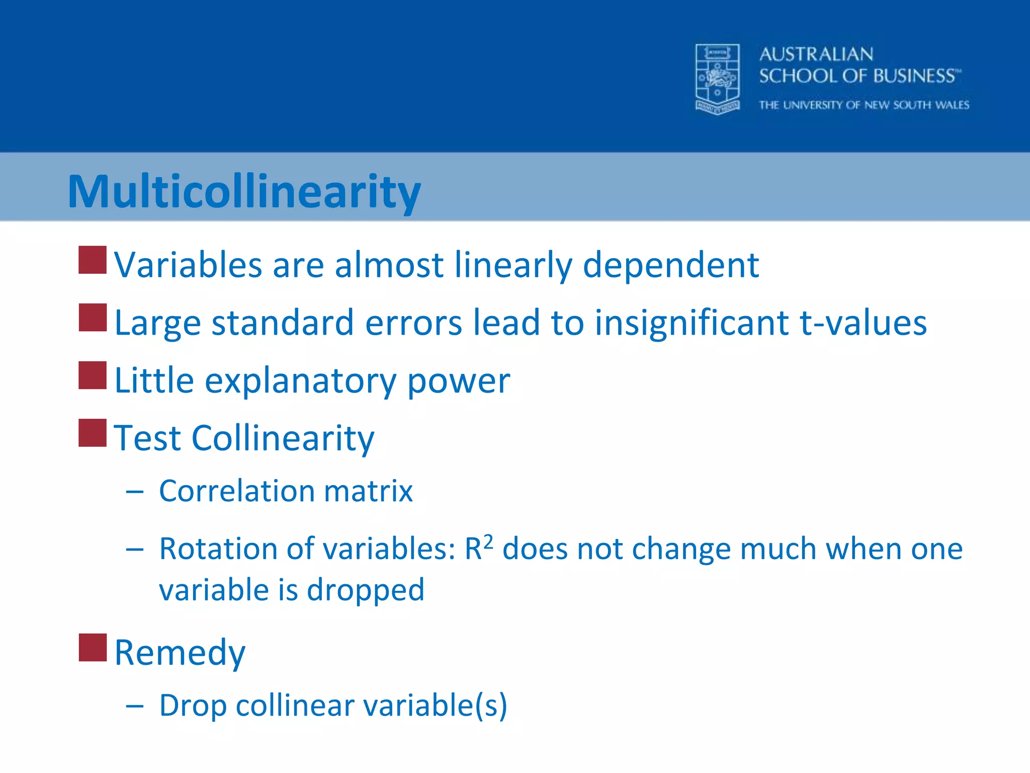 Statistical TestingMultivariate regressiont-testVisual analysis