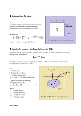 Fins equation & lumped heat capacity system | PDF