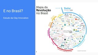 E no Brasil?
Estudo da Clay Innovation
 