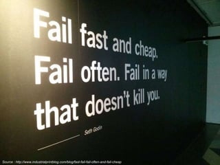 6
Source : http://www.industrialprintblog.com/blog/fast-fail-fail-often-and-fail-cheap
 
