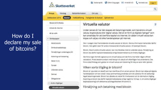 How do I
declare my sale
of bitcoins?
 