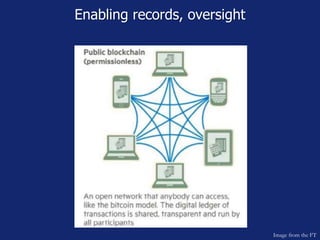 Enabling records, oversight
Image from the FT
 
