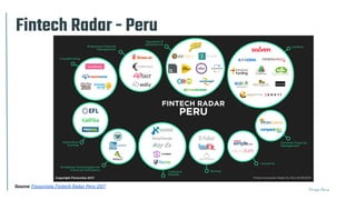 Thiago Paiva
Fintech Radar - Peru
Source: Finnovista Fintech Radar Peru 2017
 