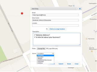  Website Address?
 A little bit about your business?
 