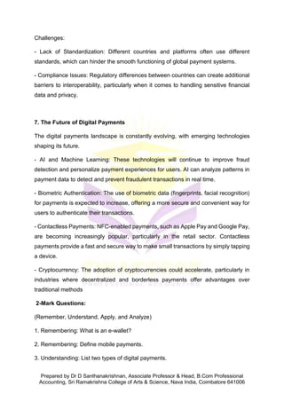 Introduction To Fin Tech Notes.pdf Basics of Fintech Notes Unit 1 to Unit 3 | PDF