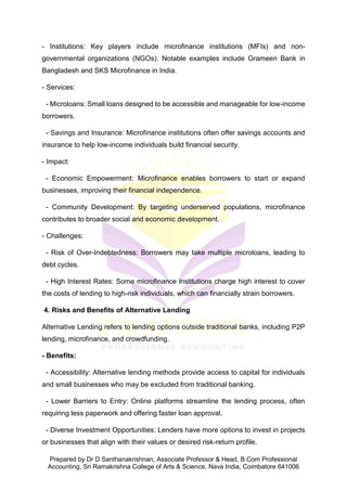 Introduction To Fin Tech Notes.pdf Basics of Fintech Notes Unit 1 to Unit 3 | PDF