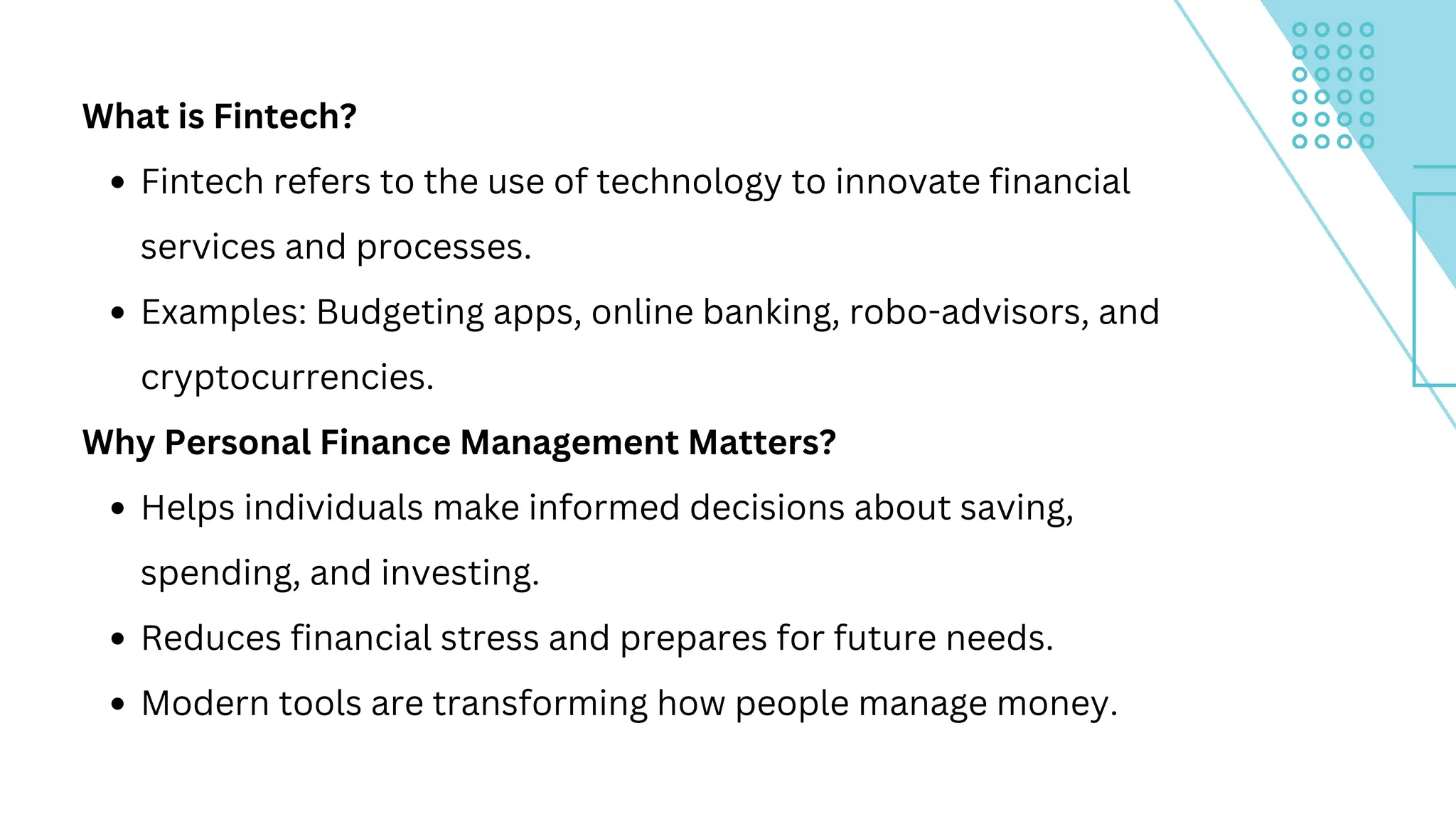 The Impact of Fintech on Personal Finance Management | PDF
