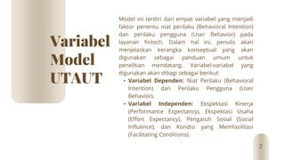 FINTECH P13 UTAUT (Unified Theory of Acceptance and Use of Technology).pptx