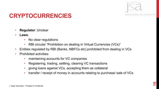 Fin tech regulation in india jsa 14 02 2020 | PPT