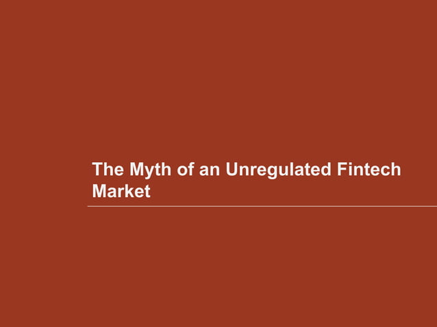 Fintech regulations presentation | PDF