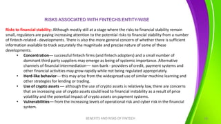 Fintech Risks  and Benefits--DR. Emmanuel Moore ABOLO