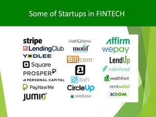 The Fin-tech Revolution
One of the Biggest  
Transformations in Financial History.
Winners Losers
 