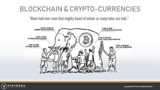 BLOCKCHAIN & CRYPTO-CURRENCIES
Copyright 2018 Finterra All Rights ReserveCopyright 2018 FinterraAll RightsReserved
 