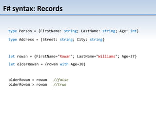 F# intro | PPT