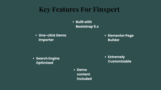 Finxpert - Finance & Consulting Business WordPress Theme💼 | PDF