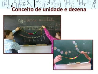 Conceito de unidade e dezena
 