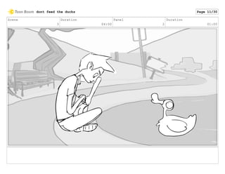 Don't Feed the Ducks Storyboard | PDF