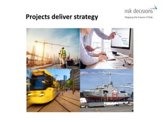 29 March, 2019© Risk Decisions 2019
Stage 1 Shaping a Positive Risk Vision and StrategyProjects deliver strategy
 