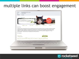 multiple links can boost engagement
 