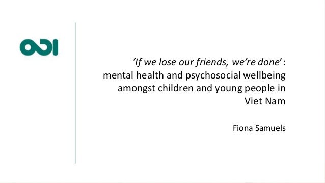 mental health young people
