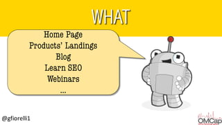 @gfiorelli1
Home Page
Products’ Landings
Blog
Learn SEO
Webinars
…
WHAT
 