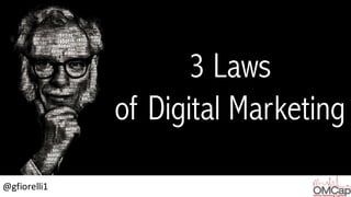 @gfiorelli1
3 Laws
of Digital Marketing
 