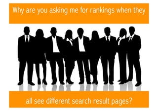 Google, SEO and Personalized Search