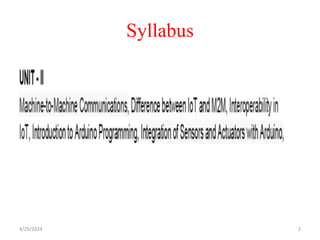 Syllabus
4/29/2024 2
 