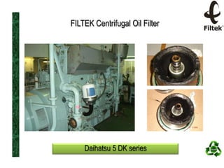 FILTEK Centrifugal Oil Filter

Daihatsu 5 DK series

 