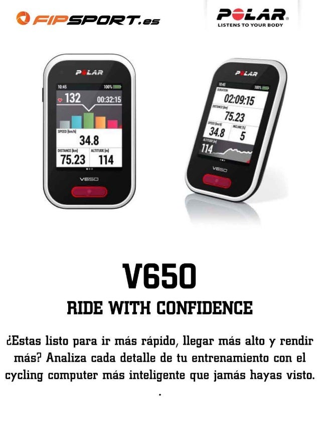 komoot polar v650
