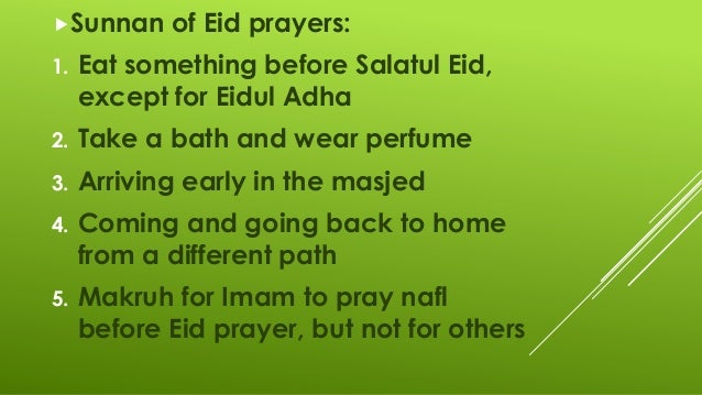 Fiqh of Eid Salah- Zakatul Fitr- Sacrifice