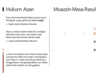 Azan maksud Tema Buku