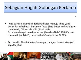 TIGA PEMAHAMAN SEPUTAR JIHADMUKADDIMAH FIQH JIHAD : DR. YUSUF QARDHAWY