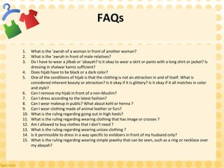 Fiqh of Clothing & Beautification in Islam | PPT