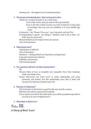Fiqh Of Love Marriage In Islam | PDF