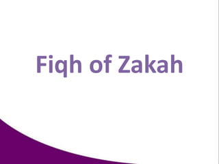 Fiqh of Zakah
 