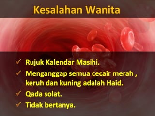 Kesalahan Wanita
 
