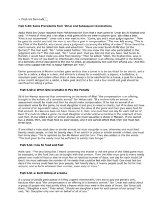 Fiqh us Sunnah (five volumes)