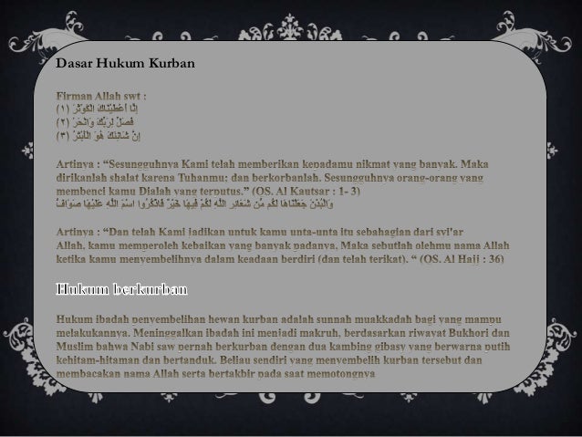 Hikmah Qurban dan Aqiqah