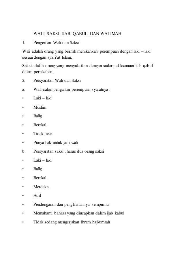 Ucapan Ijab Qobul - Nusagates Ucapan Ijab Qobul - Nusagates