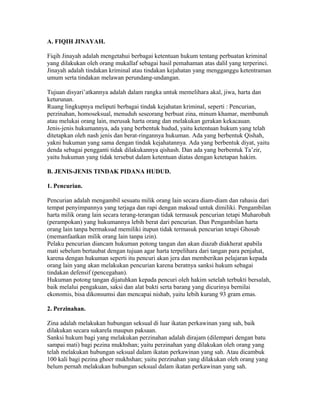 Apa Itu Hukum Jinayah Apa Itu Hukum Jinayah