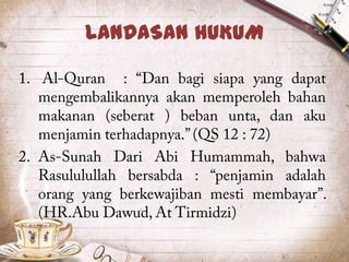 LANDASAN HUKUM
 