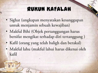 RUKUN KAFALAH
•
•
•
•
 