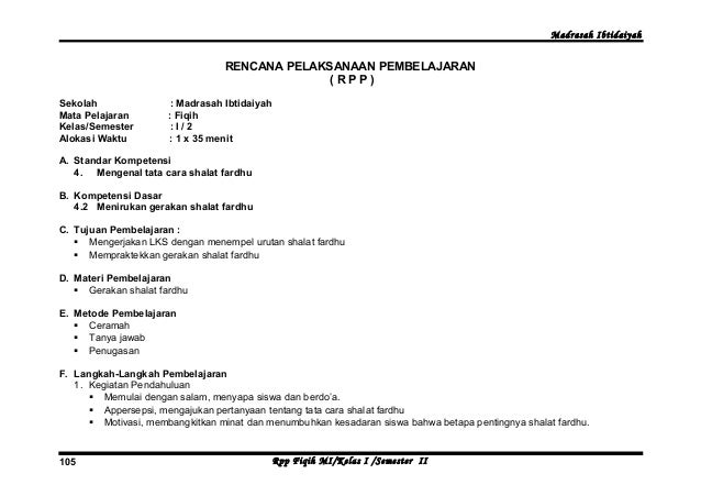 Fiqih kelas 1 smt 2