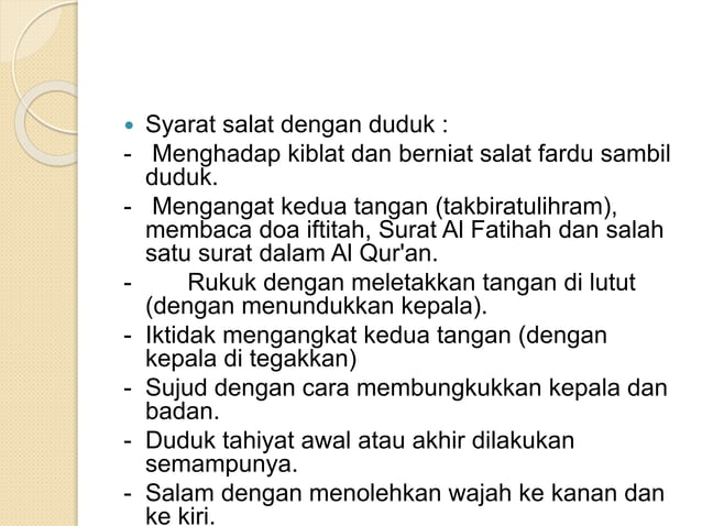 Menjaga Salat Saat Sakit