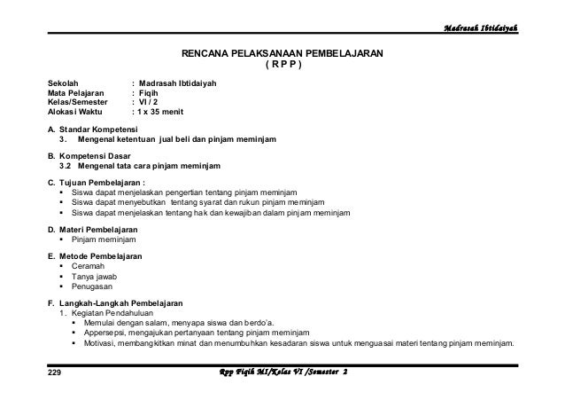 Fiqih kelas 6 smt2