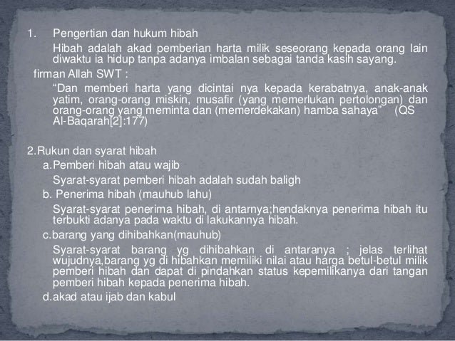 Ulasan Lengkap  Hibah Orang Tua Kepada Anakanaknya Dan